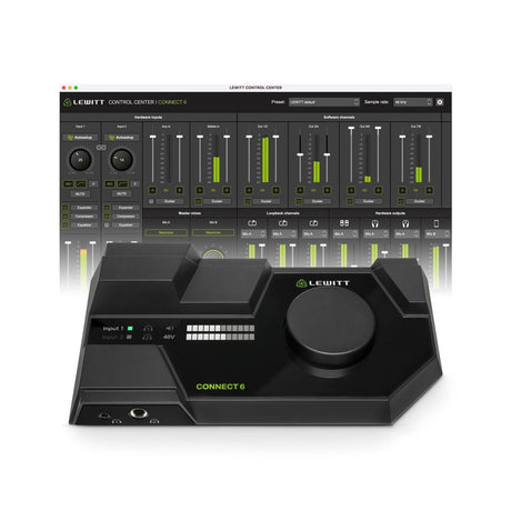 Lewitt CONNECT 6 Dual USB-C Audio Interface with Full Smartphone Integration 1