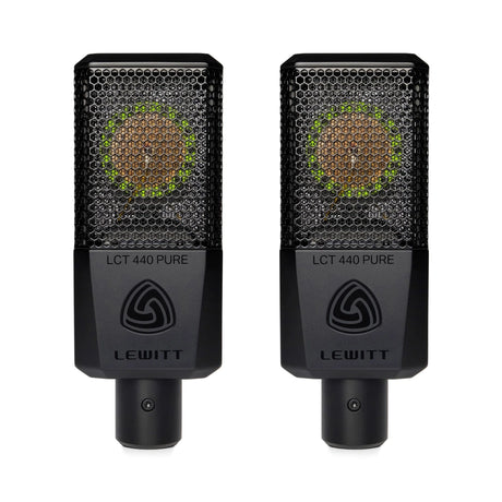 Lewitt LCT 440 PURE Stereo Pair - Matched Large Diaphragm Condenser Microphones 1
