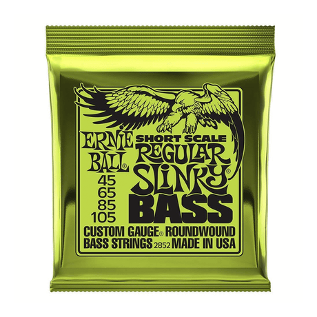 Ernie Ball Short Scale Regular Slinky Bass Guitar Strings .045 - .105 1
