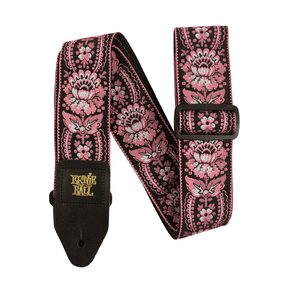 Ernie Ball Jacquard Guitar Strap - Pink Orleans P05347 1