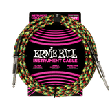 Ernie Ball P06480 - Good Vibrations Braided Instrument Cable — 10ft / 3m