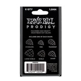 Ernie Ball Prodigy Guitar Picks – Large Shield 1.5mm Black (6 Pack)