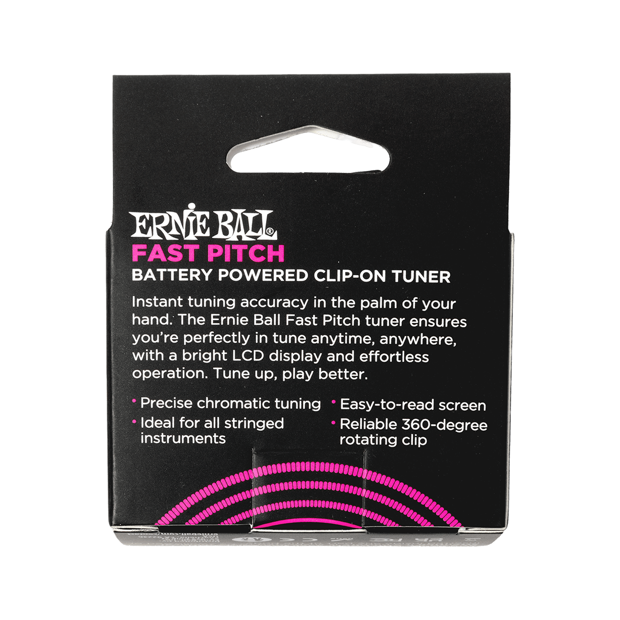 Ernie Ball Fast Pitch Clip-On Tuner P09644 4