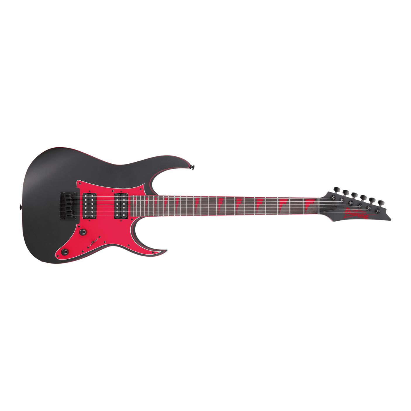 Ibanez GIO GRG131DX Electric Guitar — Black Flat 1