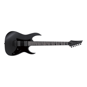 Ibanez GIO GRGR131EX-BKF Electric Guitar — Reverse Headstock, Black Flat 1