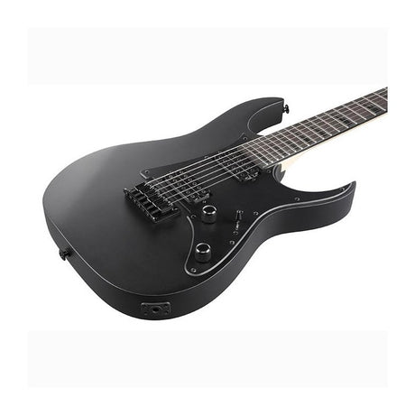 Ibanez GIO GRGR131EX-BKF Electric Guitar — Reverse Headstock, Black Flat 2