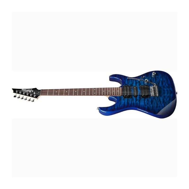 Ibanez GIO GRX70QA Electric Guitar — Transparent Blue Burst