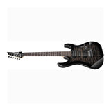 Ibanez GIO GRX70QA Electric Guitar — Transparent Black Sunburst