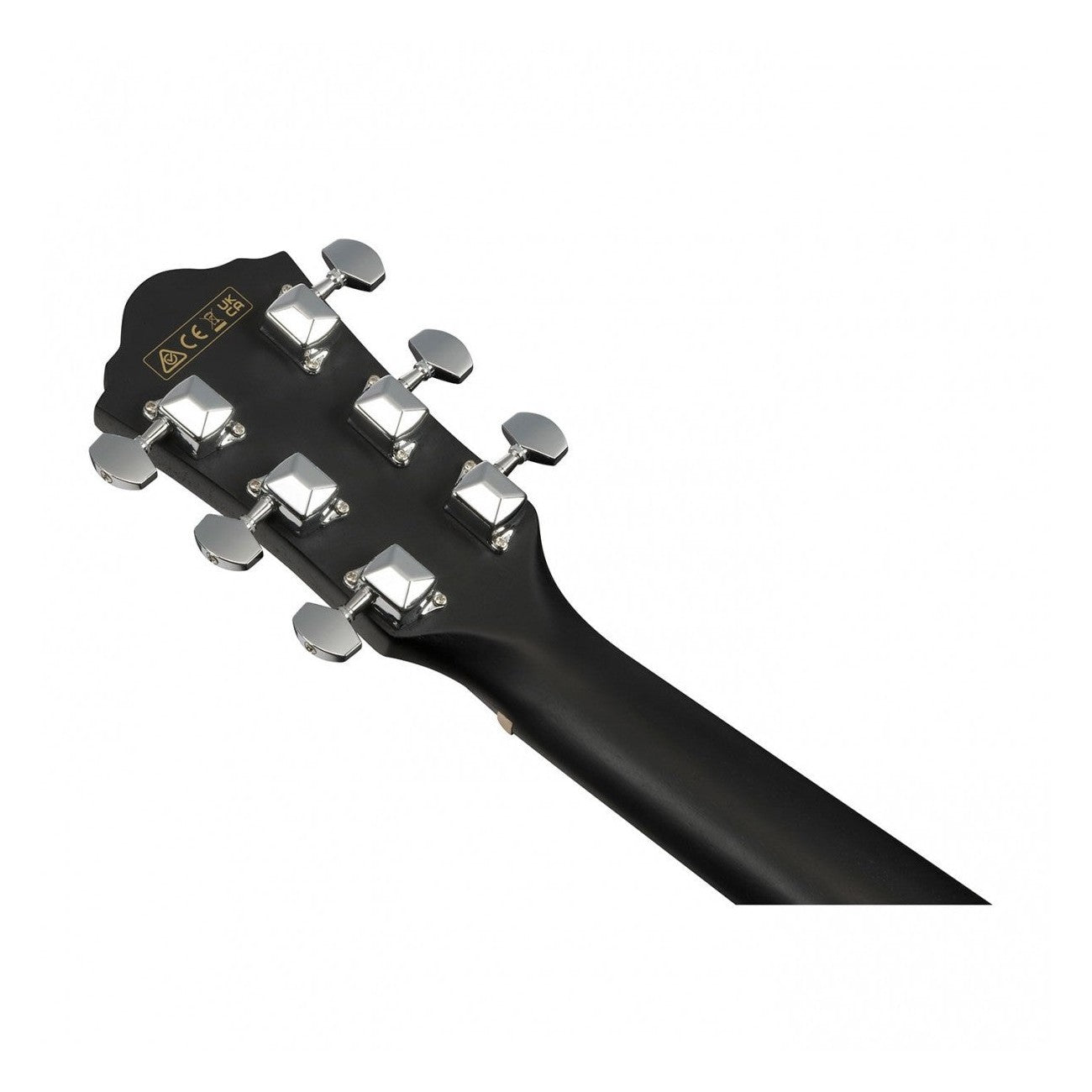 Ibanez V44CE Dreadnought Acoustic-Electric Guitar — Weathered Black, Open Pore