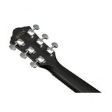Ibanez V44CE Dreadnought Acoustic-Electric Guitar — Weathered Black, Open Pore