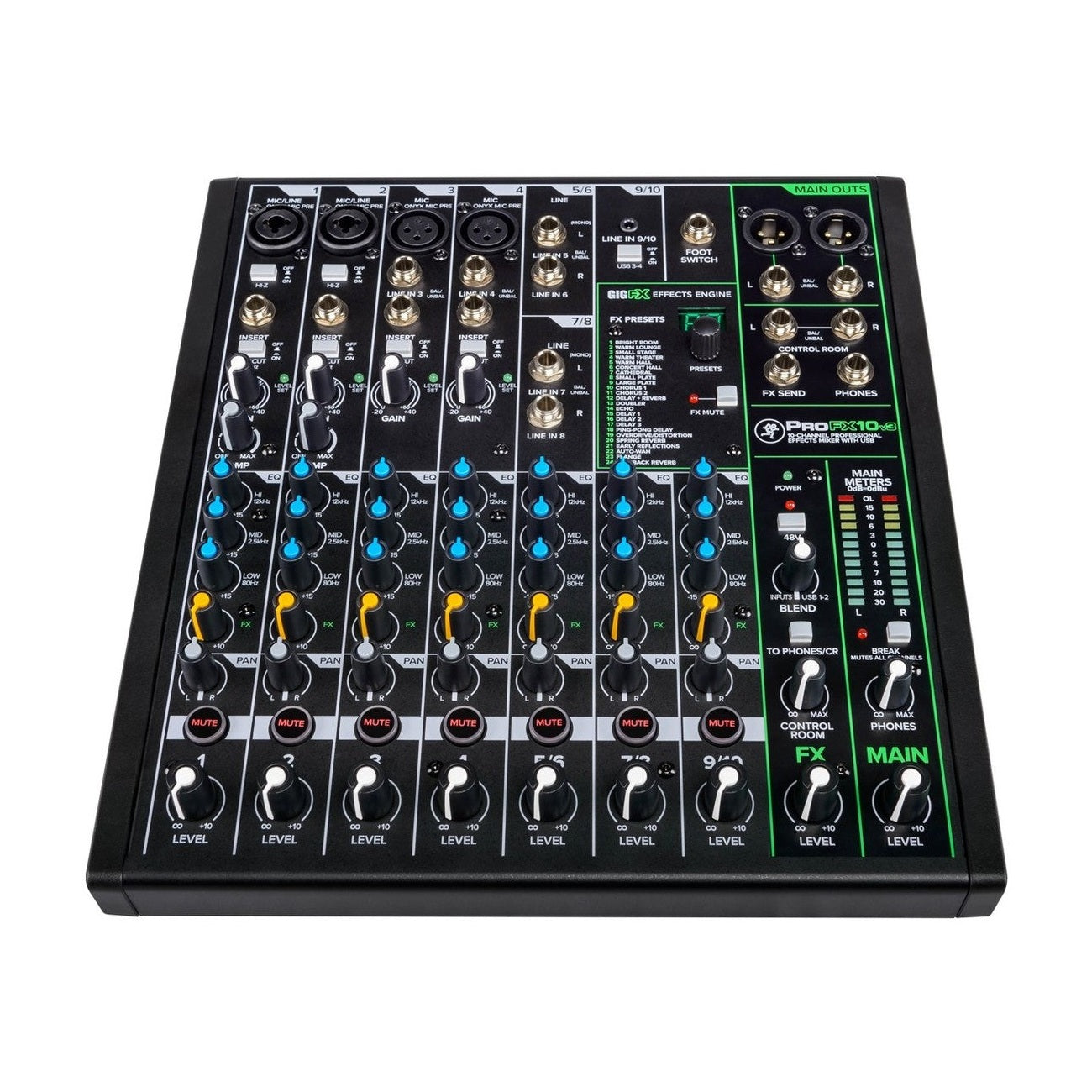 Mackie ProFX10v3 10-Channel Analogue Mixer With USB Interface & Effects 4