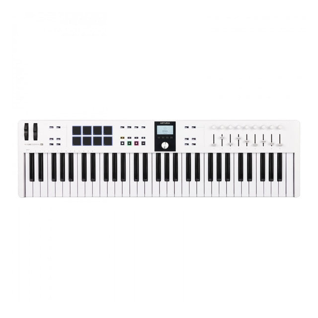 Arturia KeyLab Essential 61 MK3 MIDI Keyboard Controller – White 1
