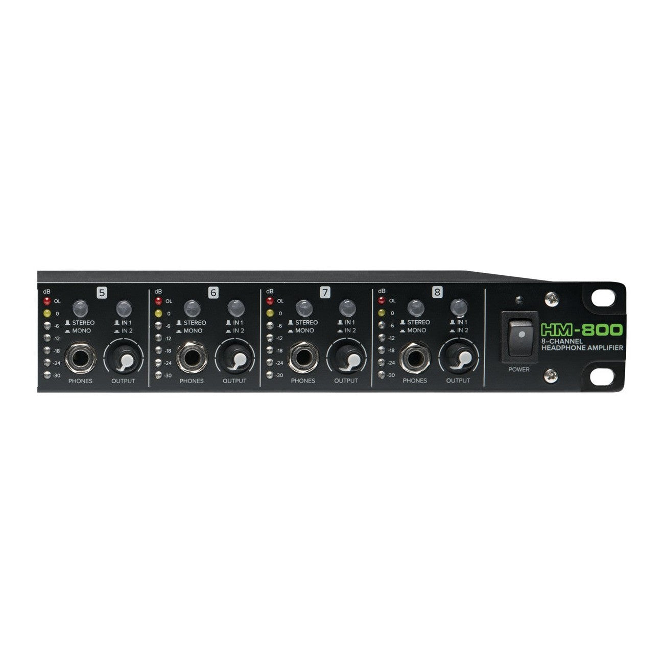 Mackie HM-800 8-Channel Rackmount Headphone Amplifier 4