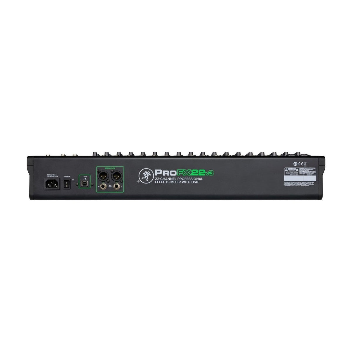 Mackie ProFX22v3 22-Channel Analogue Mixer With USB Interface & Effects 6