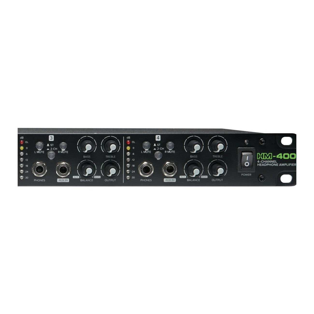 Mackie HM-400 4-Channel Rackmount Headphone Amplifier 6