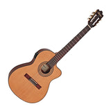 Ibanez GA5TCE Thinline Classical Acoustic-Electric Guitar — Amber