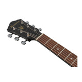 Ibanez V44CE Dreadnought Acoustic-Electric Guitar — Weathered Black, Open Pore