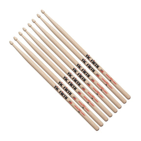 Vic Firth American Classic Hickory Drum Sticks, 5B — 4 Pairs Value Pack 1