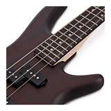 Ibanez GIO miKro GSRM20B Short-Scale Electric Bass Guitar — Walnut Finish 5