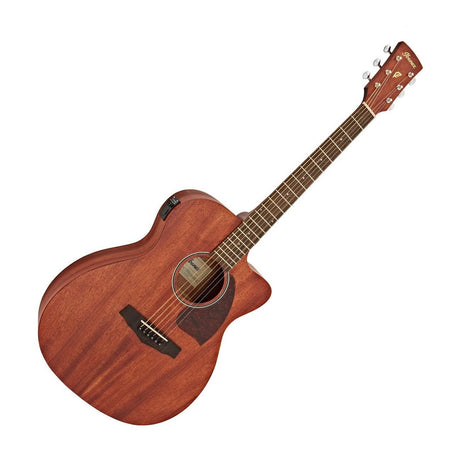 Ibanez PC12MHCE Performance Series Grand Concert Acoustic-Electric Guitar — Okoume, Open Pore Natural 1