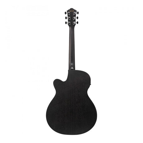 Ibanez VC44CE Grand Concert Acoustic-Electric Guitar — Weathered Black 2