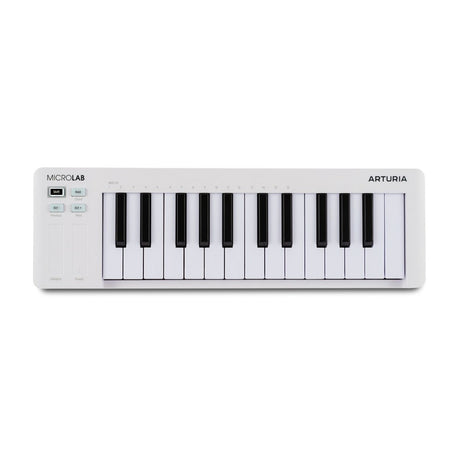 Arturia MicroLab MK3 Compact 25-Key MIDI Keyboard Controller – White 1