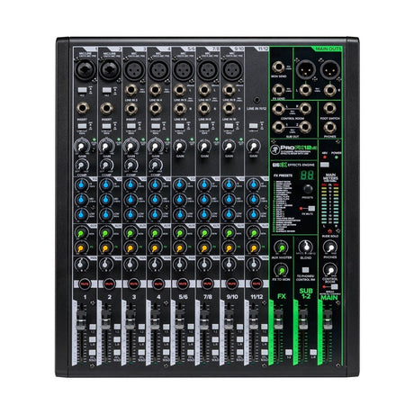 Mackie ProFX12v3 12-Channel Analogue Mixer With USB Interface & Effects 1