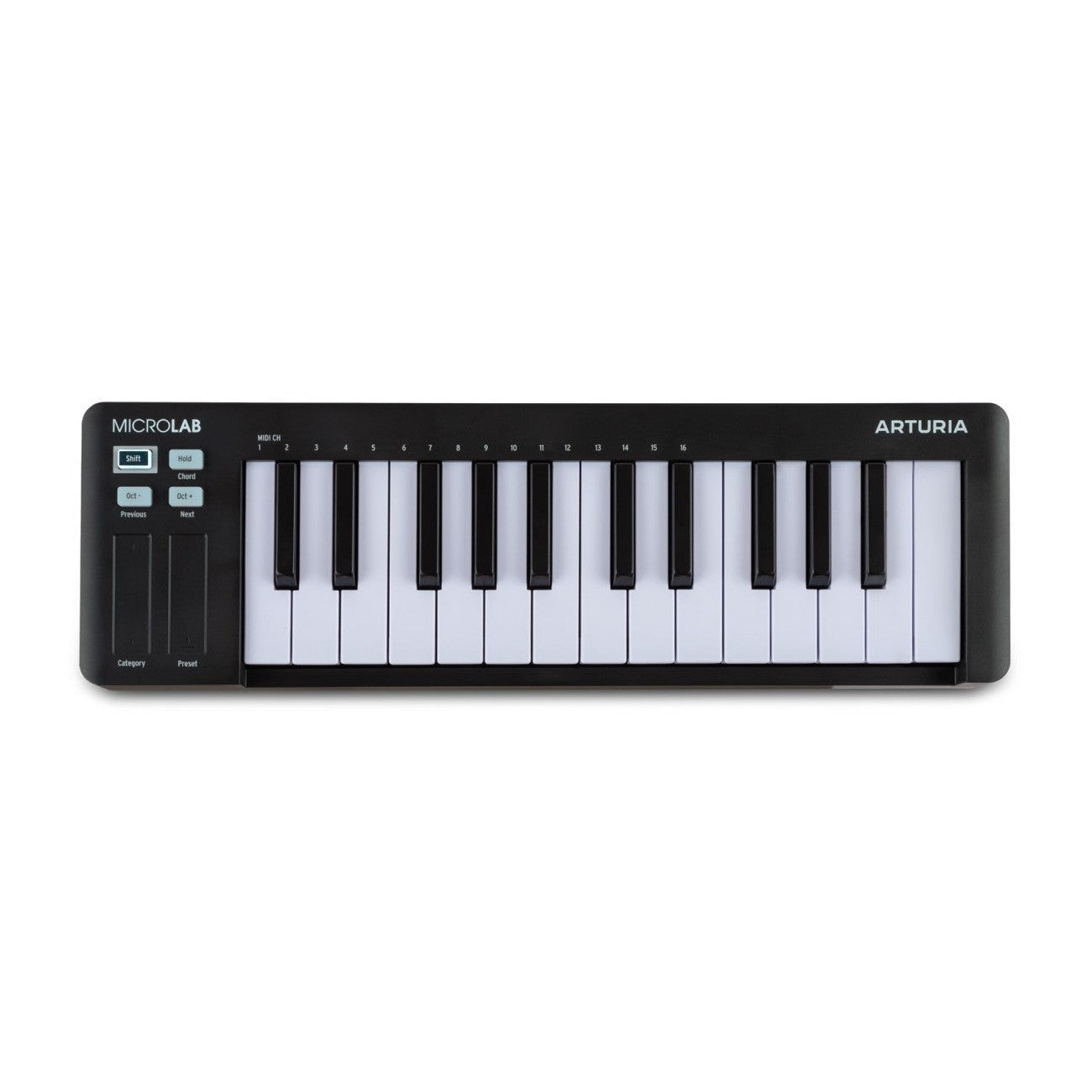 Arturia MicroLab MK3 Compact 25-Key MIDI Keyboard Controller – Black 1