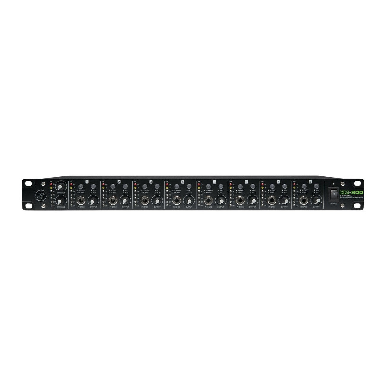 Mackie HM-800 8-Channel Rackmount Headphone Amplifier 1