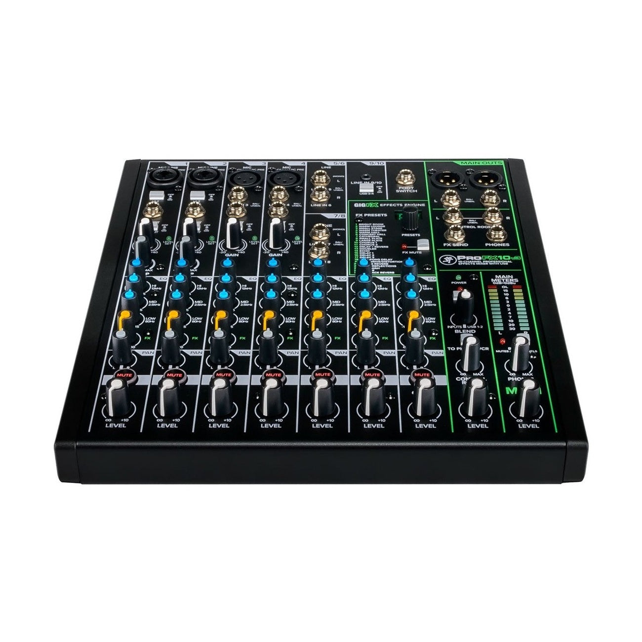 Mackie ProFX10v3 10-Channel Analogue Mixer With USB Interface & Effects 2