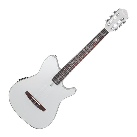 Ibanez TOD10N Tim Henson Signature Nylon-String Acoustic-Electric Guitar — Transparent Black Flat 1