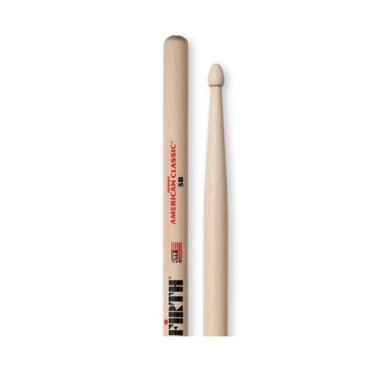 Vic Firth American Classic Hickory Drum Sticks, 5B — 4 Pairs Value Pack 2