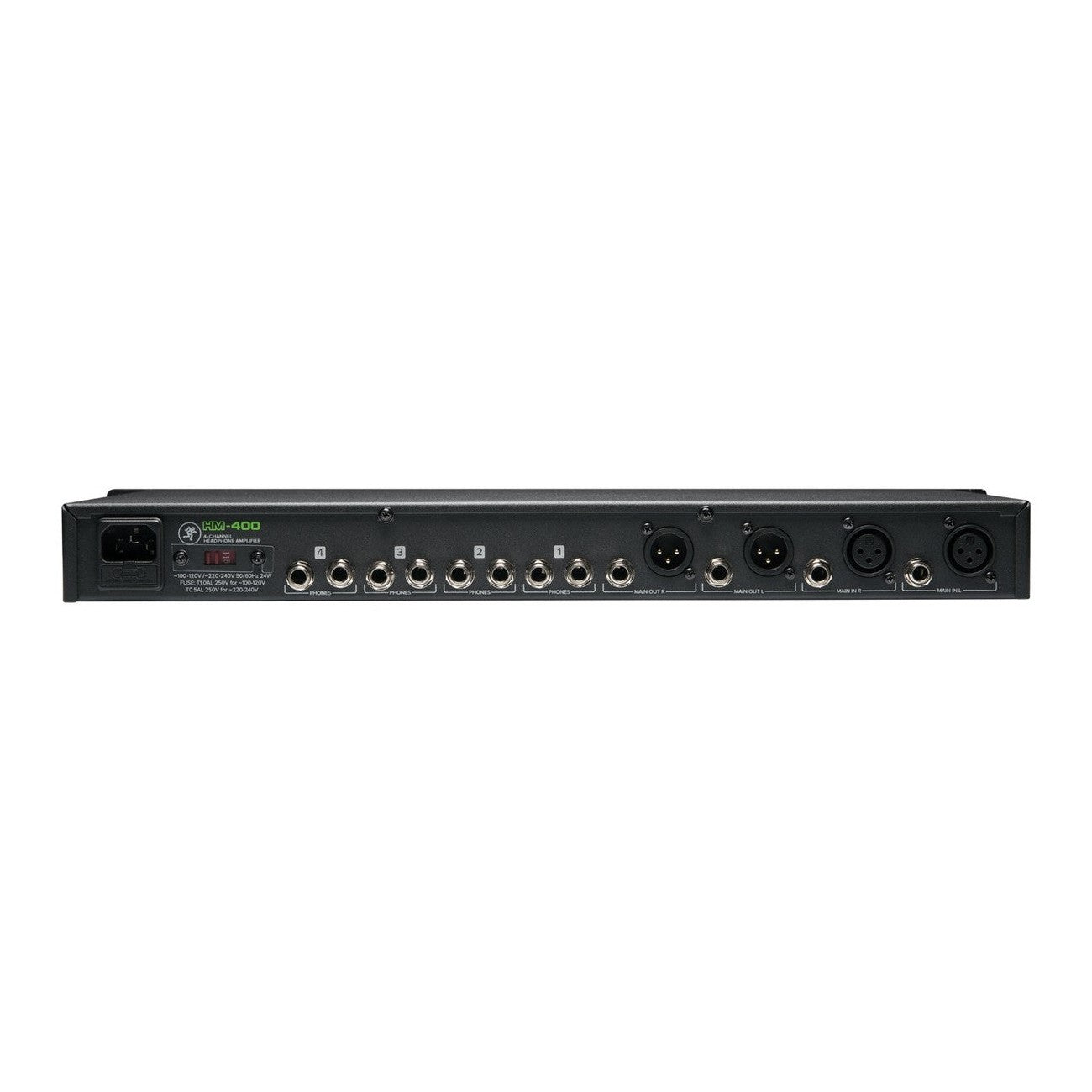 Mackie HM-400 4-Channel Rackmount Headphone Amplifier 3