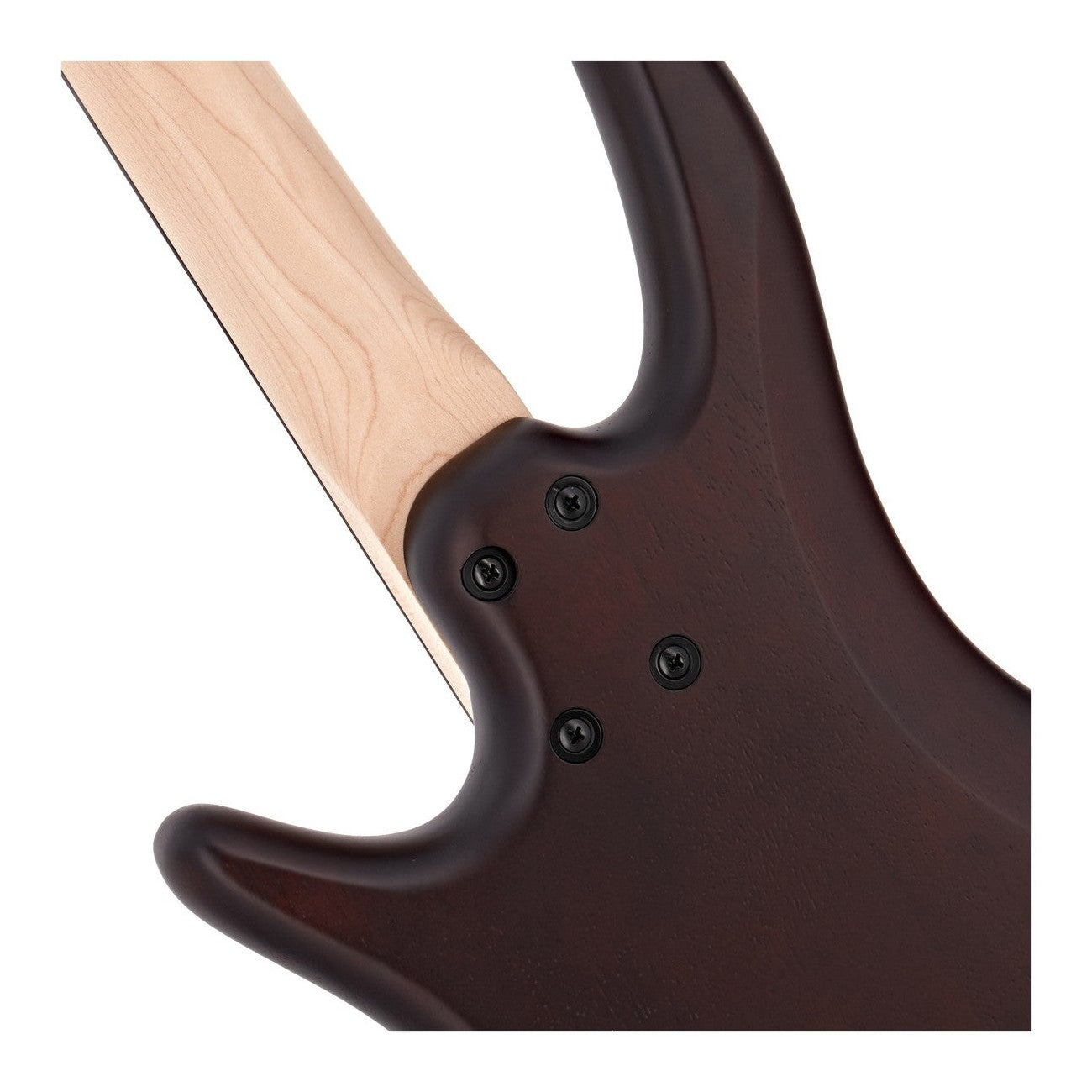 Ibanez GIO miKro GSRM20B Short-Scale Electric Bass Guitar — Walnut Finish 7