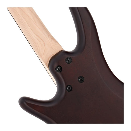 Ibanez GIO miKro GSRM20B Short-Scale Electric Bass Guitar — Walnut Finish 7