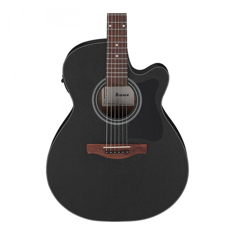 Ibanez VC44CE Grand Concert Acoustic-Electric Guitar — Weathered Black 4