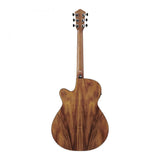 Ibanez VC40WSCE Grand Concert Acoustic-Electric Guitar — White Siris, Open Pore Brown