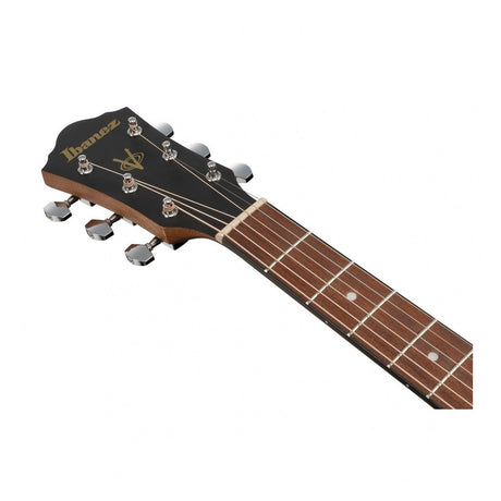 Ibanez V40WSCE Dreadnought Acoustic-Electric Guitar — White Siris, Open Pore Brown 7