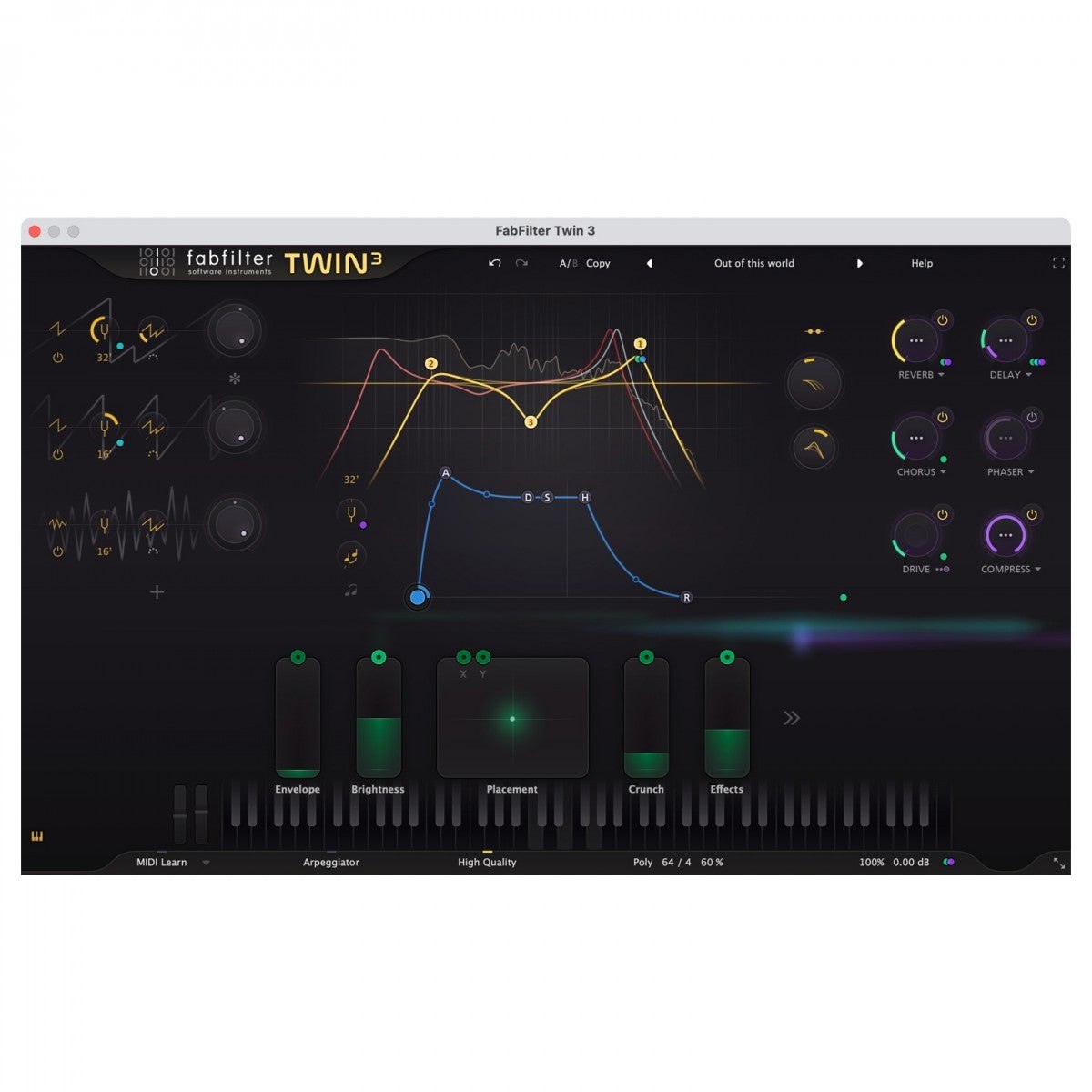 FabFilter Twin 3 Synthesizer Plug-In (Download)
