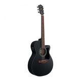 Ibanez VC44CE Grand Concert Acoustic-Electric Guitar — Weathered Black