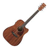 Ibanez PC12MHCE Performance Series Grand Concert Acoustic-Electric Guitar — Okoume, Open Pore Natural