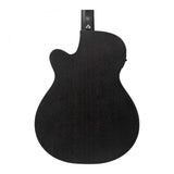 Ibanez VC44CE Grand Concert Acoustic-Electric Guitar — Weathered Black