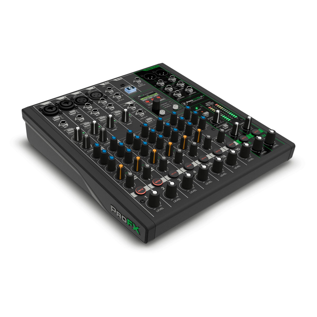 Mackie ProFX10v3+ 10-Channel Analogue Mixer With USB-C, Bluetooth & GigFX+ 2