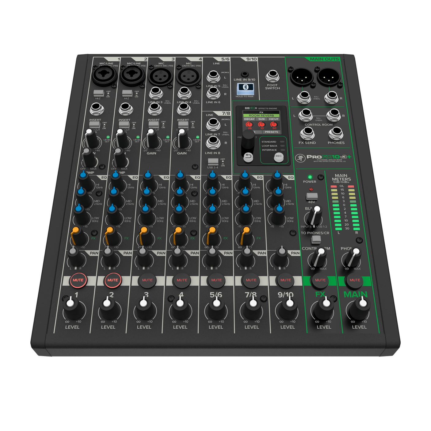 Mackie ProFX10v3 Plus - Compact Mixer with USB & FX 5