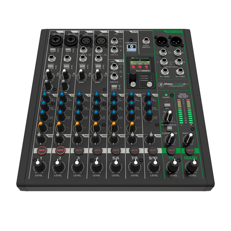 Mackie ProFX10v3+ 10-Channel Analogue Mixer With USB-C, Bluetooth & GigFX+ 3