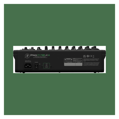 Mackie ProFX12v3+ 12-Channel Analogue Mixer With USB-C, Bluetooth & GigFX+ 2