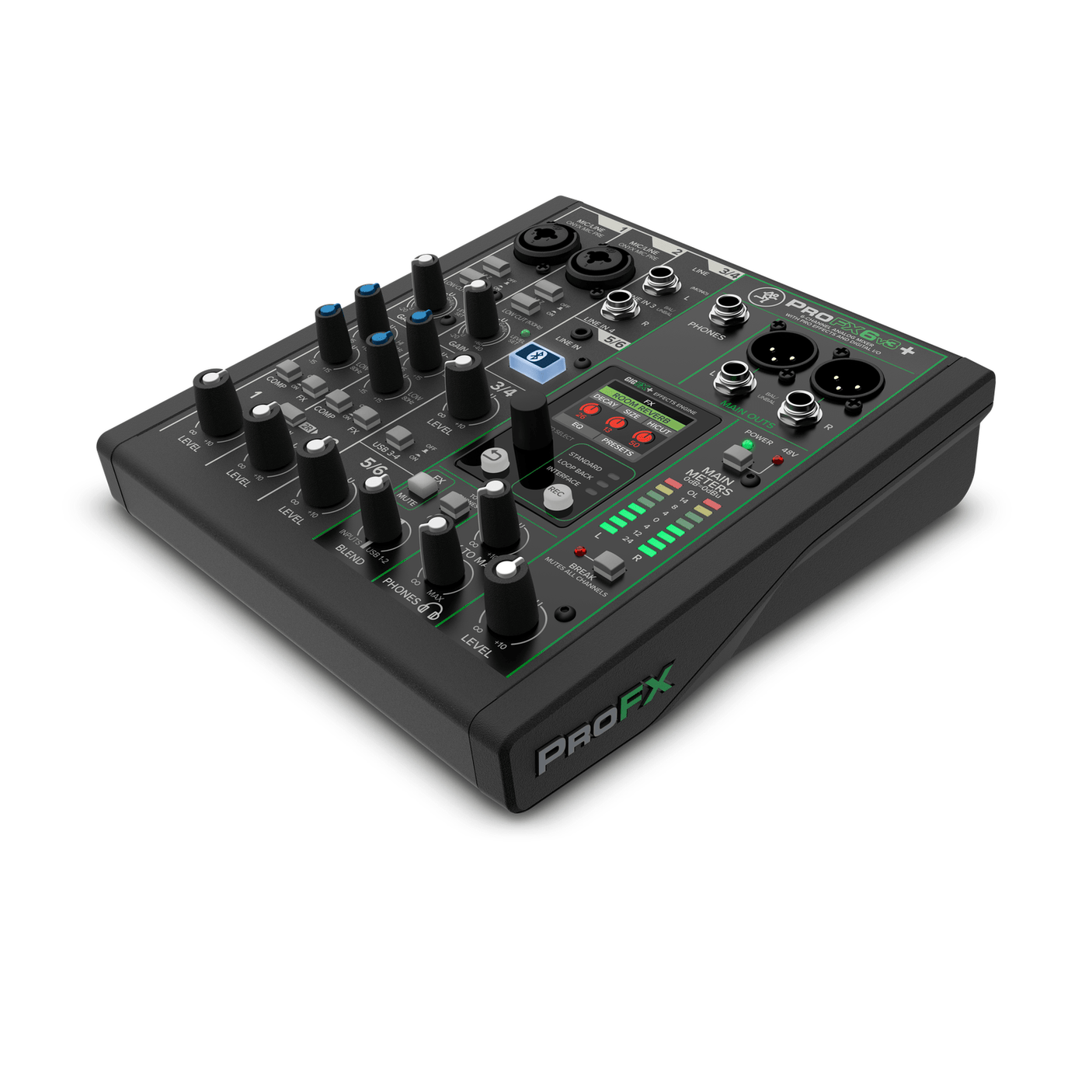 Mackie ProFX6v3 Plus - Compact Mixer with USB & FX 1
