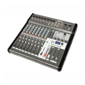 Q-Audio Q-MIX 10FX 10-Channel Mixer With 24 Digital Effects, USB Interface, Bluetooth And AUX Send — Mains-Powered Copy 1