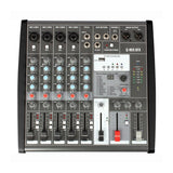 Q-Audio Q-MIX 6FX - 6-Channel Mixer With 24 Digital Effects, USB-C Interface And Bluetooth 2