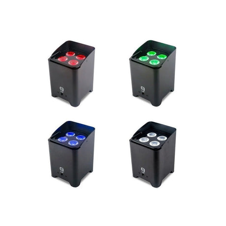 Q-LED Lighting Flux Q4IP+ Battery-Powered RGBW Uplighter — IP65, W-DMX, 12 Hours Battery Life 6